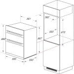 Indesit Built In Electric Double Oven In White – MODEL: IDD6340WH from Empire Spares & Electricals