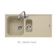 Caple Inset Sink With Drainer In Desert Sand – MODEL: VEIS150DS from Empire Spares & Electricals
