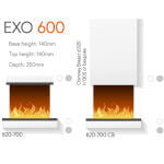Flamerite EXO 600 Wall Mounted Electric Fire from Empire Spares & Electricals