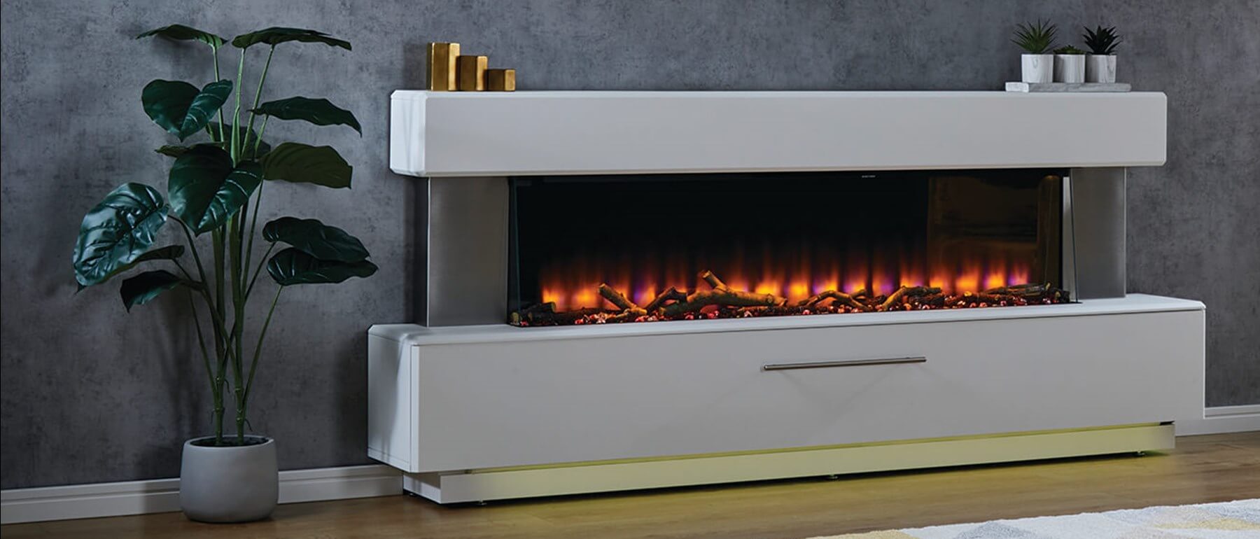 Katell Luminess Italia Eco Electric Fireplace from Empire Spares & Electricals Katell Luminess Italia Eco Electric Fireplace from Empire Spares & Electricals