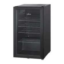 Willow 98L Freestanding Undercounter Beverage Cooler In Black – MODEL: WBC98B from Empire Spares & Electricals