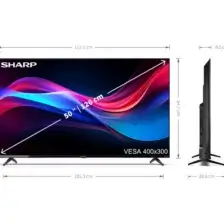 Sharp 50″ 4K UHD LED Smart Frameless TV -MODEL: 4T-C50DJ4KG2FB from Empire Spares & Electricals
